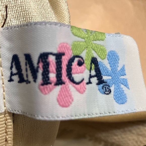 Amica Floral One Piece Swimsuit With Skirt Size 14 NWT - Picture 2 of 11